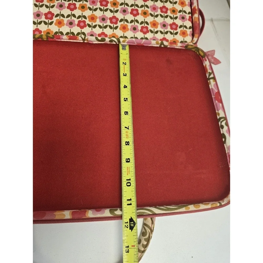 Vera Bradley Hard Shell Laptop Computer Case Bag‎ Folkloric Retired Strap VTG
